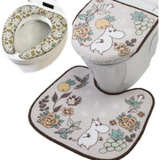 Yokozuna Creation Toilet Accessories Set – 3-Piece Bathroom Set Moomin Grey