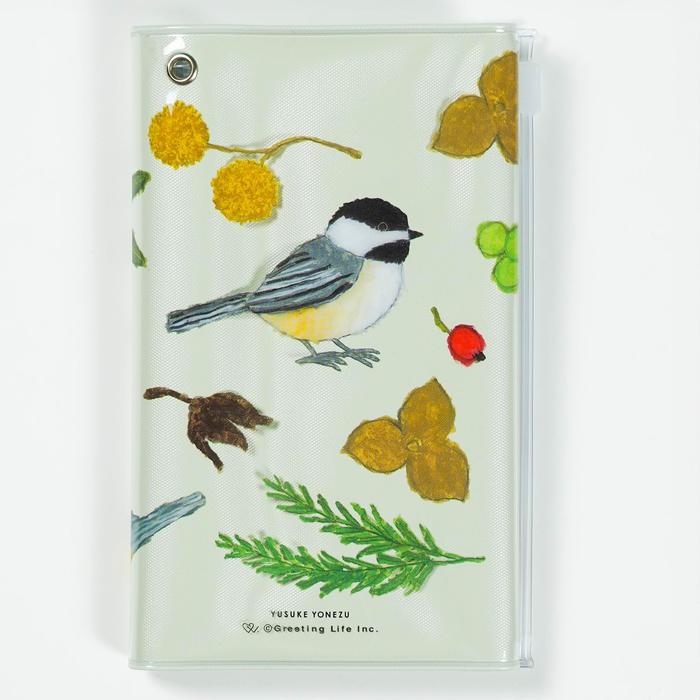 Greeting Life × Yusuke Yonezu “Chimachima” Multi Pouch – Bird Design