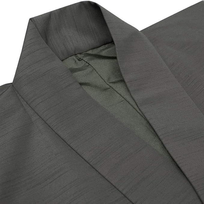 Kyoetsu Men’s Kimono & Haori Set – Pongee Fabric (Available in 3 colors)