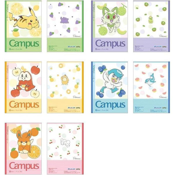 Showa Notes Pokémon Campus Notebook – A Ruled, B5 Size, Pack of 5