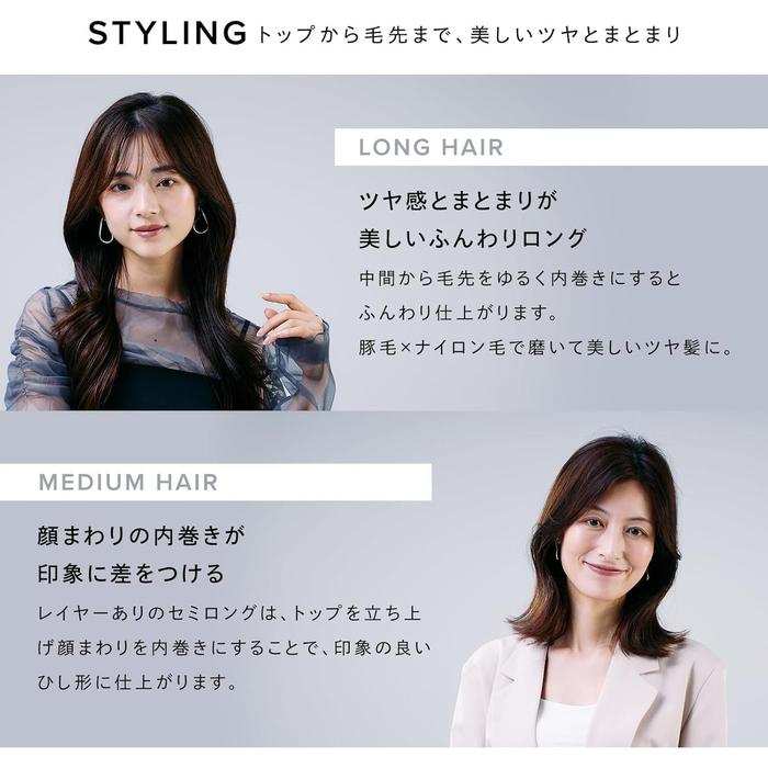 ReFa BEAUTECH RESETTER + Dedicated Holder Set – Japanese Stick Hair Dryer & Styling System