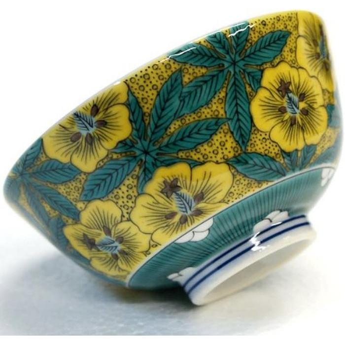 Wazano Kura Kutani Ware Rice Bowl PORCELAIN – Yoshidaya Aoi Design