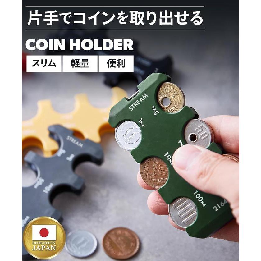 STREAM Slim Coin Holder – Portable Japanese Coin Organizer