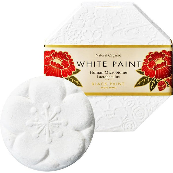 AWARD WINNING! High-class ANTIAGING organic soap with lactic acid bacteria (WHITE PAINT-KYOTO) 120g (No Alcohol)