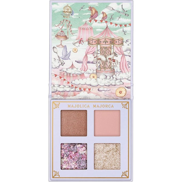 Majolica Majorca Pale Pink Mirage Carousel - Paletka 4 cieni (kolor: PK221) [Bez alkoholu]