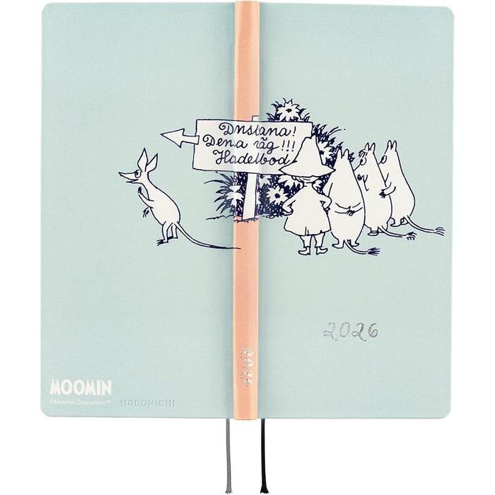 Hobonichi Moomin 2026 Weekly Planner (Japanese/English Calendar)