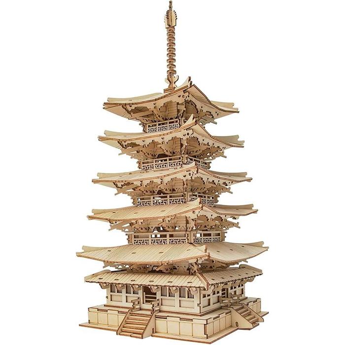 Rolife 3D Wooden Puzzle – Five-Storied Pagoda