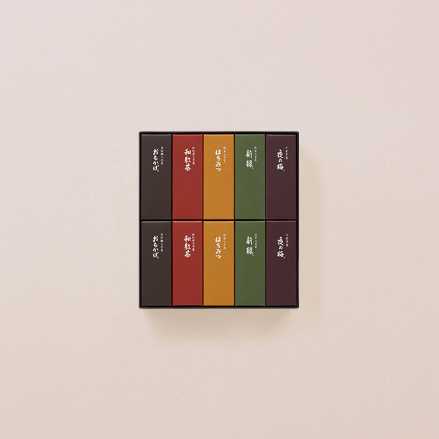 Toraya Kogata Yokan – Assorted Japanese Sweet Bean Jelly (Pack of 10)