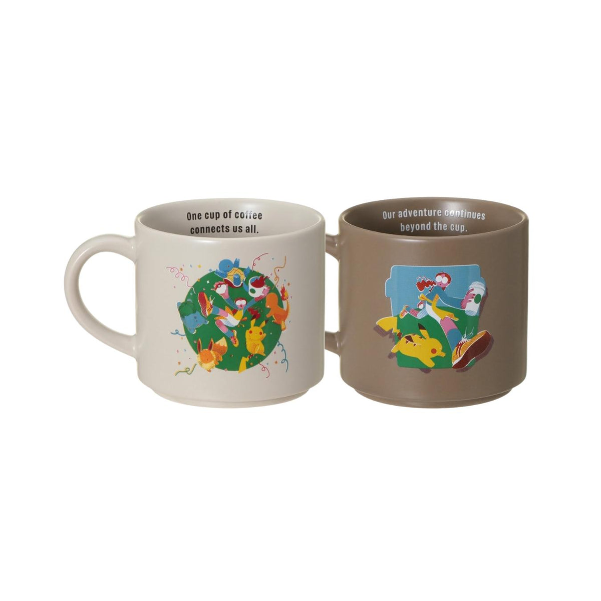 Mug empilable Pokémon + Starbucks Japon 355ml – Connexion Café & Aventure Café