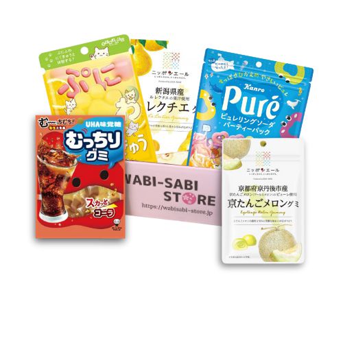 GUMMY BOX – a box with Japanese jellies and instant gums S size