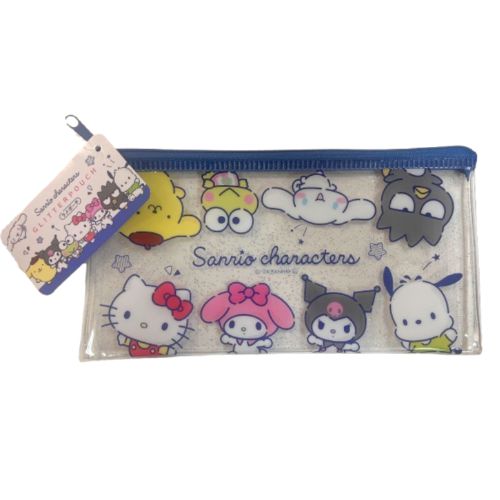 Glitter Stationery Pouch - Character Mix Pretend Play