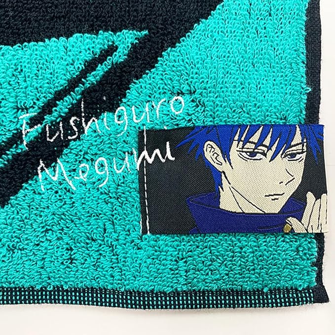 Marushin × BANDAI Jujutsu Kaisen Mini Towel 25×25cm | Antibacterial & Deodorizing