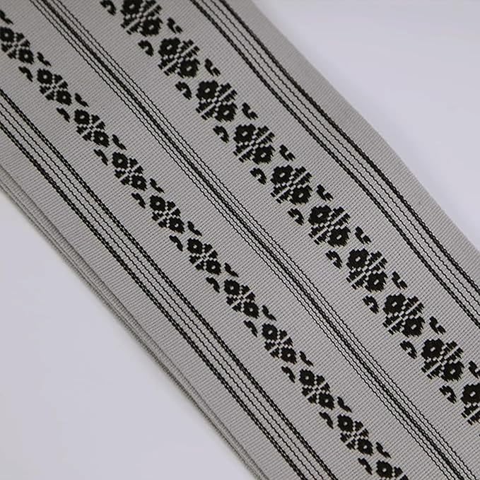 TOUWA Cotton Obi – Kenjo Pattern, Easy-Fit Kimono Belt (Available in 8 Colors)