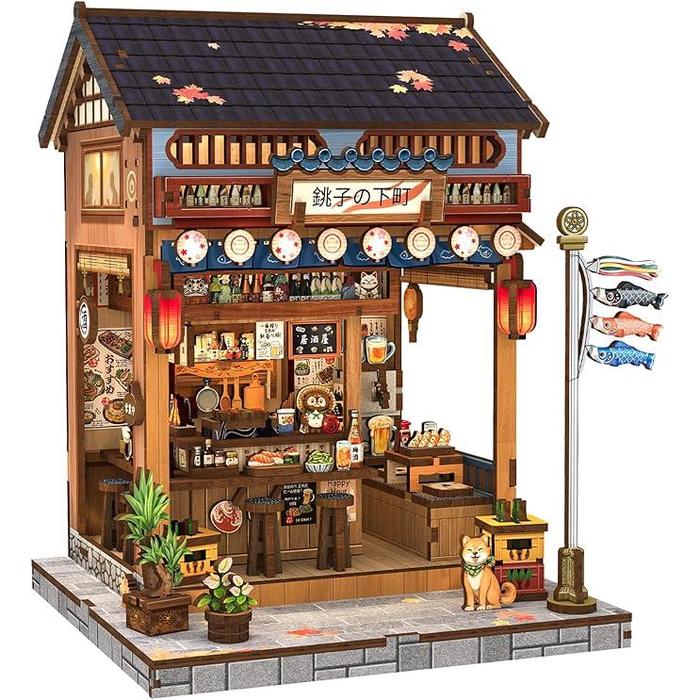 DIY BookNook Series – Japanese Themed 3D Wooden Miniature Kits