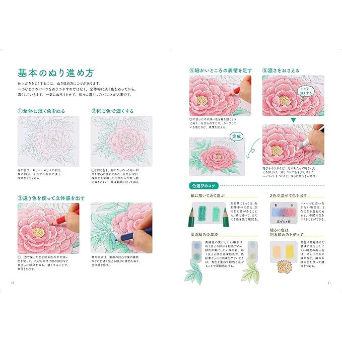 Healing Seasonal Flower Coloring Book – 12 Months of Floral Therapy for Brain & Nerve Health