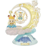 Sylvanian Families – Cute Accessory Collection Fairy Charm Twilight CA-01 | Adorable Keychain Set with Clem the Chocolate Rabbit Baby