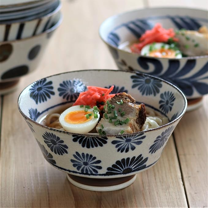 Mino Ware Southern Breeze Bowl 18 cm (4 Patterns Available)