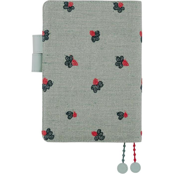 Hobonichi Techo 2026 Cousin (A5) Notebook Cover – Mina Perhonen “Light Berry”