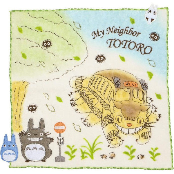 A small hand towel with a motif from the movie "My Neighbor Totoro"