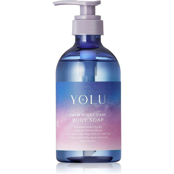 YOLU | Calm Night Care Body Soap - Soothing and Nourishing Nighttime Ritual for Radiant Skin 500ml [Alcohol-free]