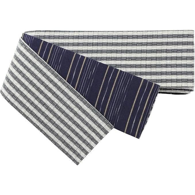 ROCCA Kurume Woven Reversible Men’s Obi (Available in 8 colors)