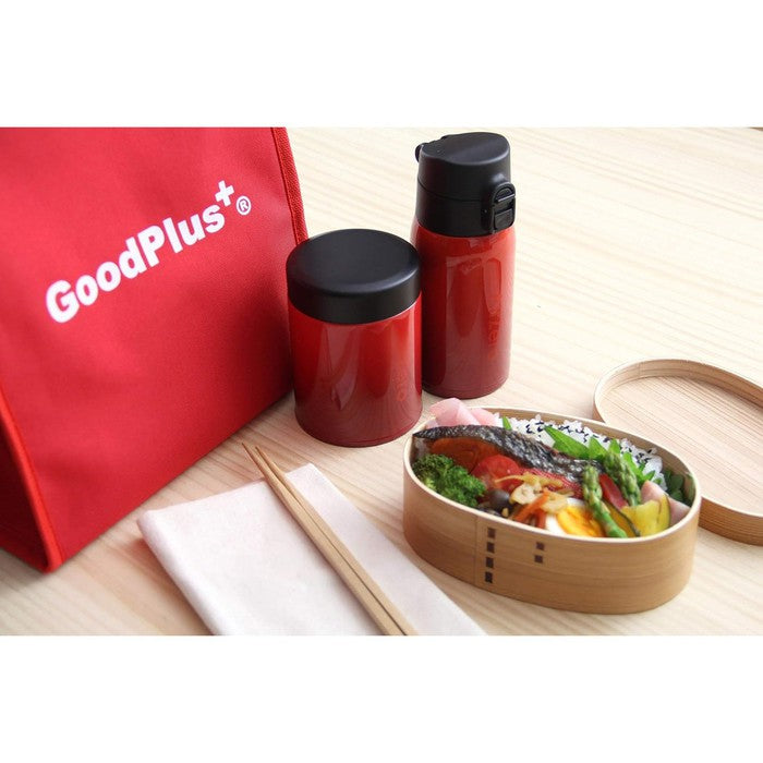 GoodPlus+ MOKU Bento Box – Traditional Wappa Style with Urethane Coating, Made from Japanese Cedar