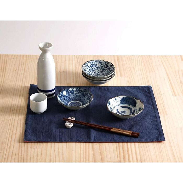 Bloom Mino Ware Sometsuke Small Bowl Set (8 pcs) – Hand-Painted
