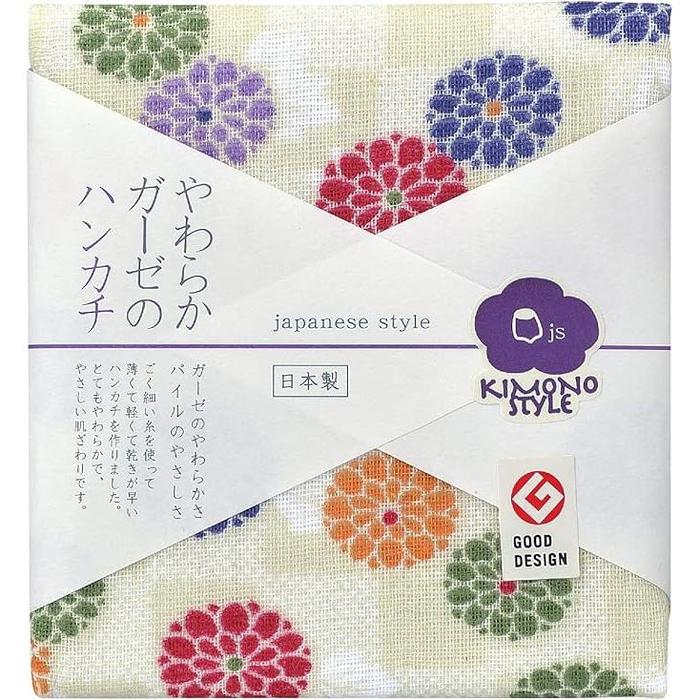 Nichisen Shoko Handkerchief – Japanese Kimono-Style