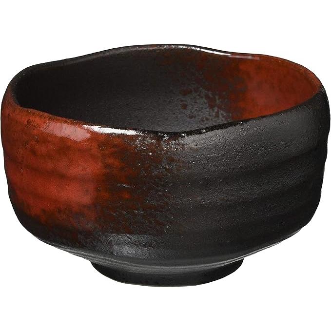 Mino Ware Matcha Bowl – Akabuki | Red-Brown Ceramic Tea Bowl | Made in Japan