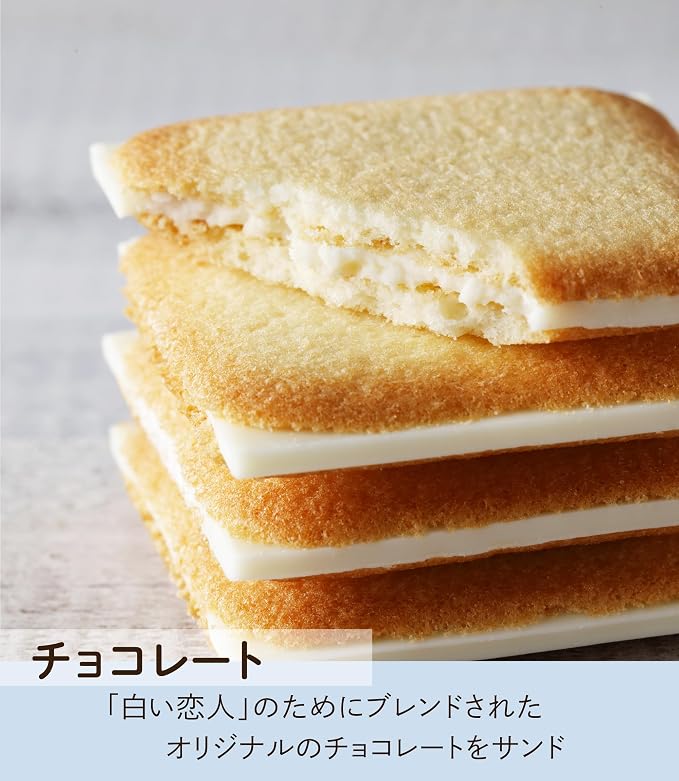 ISHIYA Shiroi Koibito White & Black Assortment – 54 Pieces in Tin