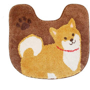 OKA Fandit Animal Toilet Mat – Mameshiba (Brown)