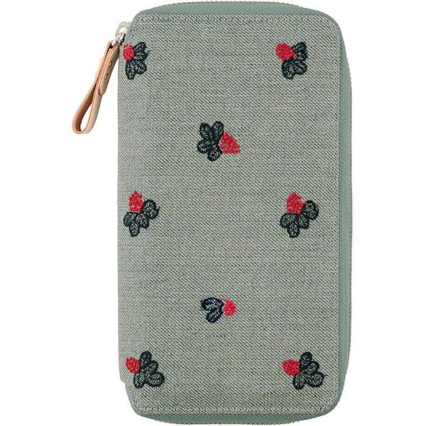 Hobonichi Weekly Planner B6 Cover – Mina Perhonen Light Berry (Green)