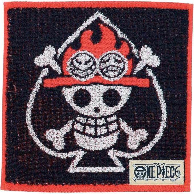 BANDAI One Piece Mini Towel – Pirate Flag Collection 25×25 cm