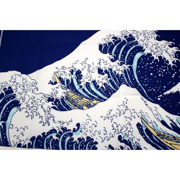 Fourcourt Godzilla Print Tenugui Towel – Mount Fuji Design (Navy)