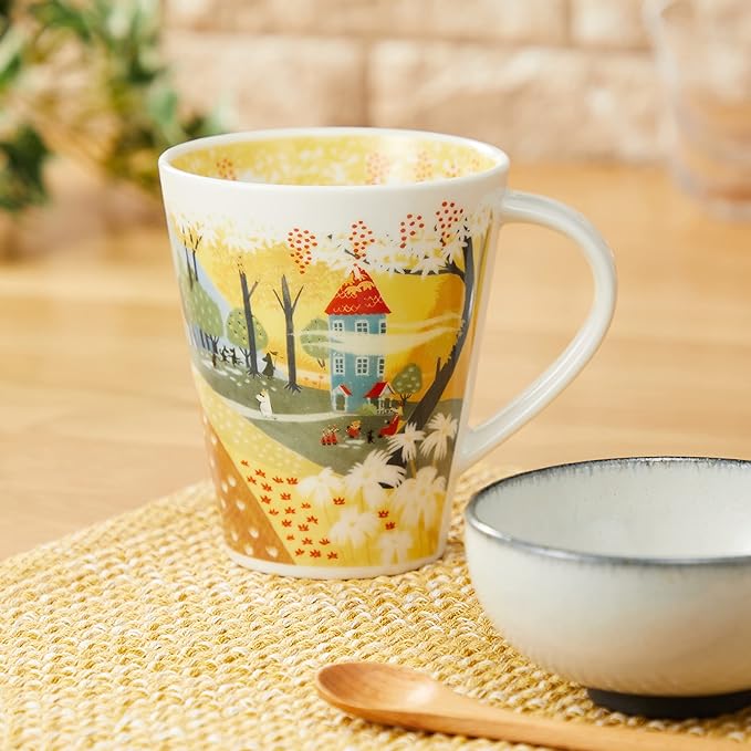 Yamaka Shoten MOOMIN Luonto Mug, "Moomin House" (500ml)