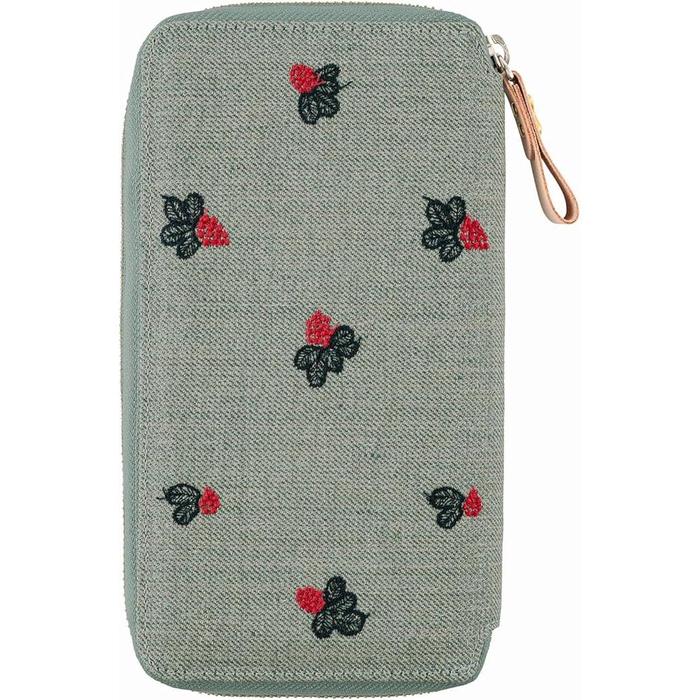 Hobonichi Weekly Planner B6 Cover – Mina Perhonen Light Berry (Green)