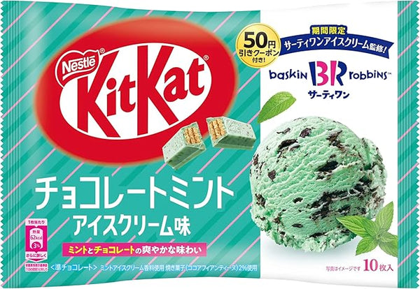 KitKat Mini Chocolate Mint Ice Cream Flavor (Pack of 10)