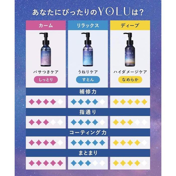 YOLU Deep Night Repair Hair Oil – Collagen Repair Hair Oil [Alcohol-free] 80ml