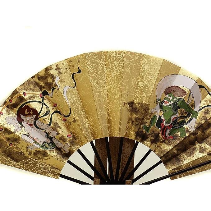 Kyoto Decorative Fan – Fujin Raijin Design