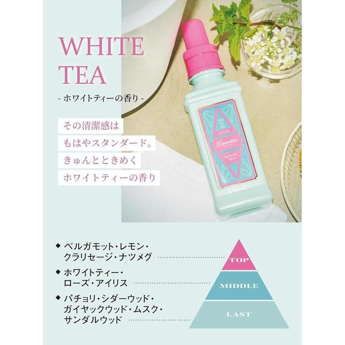 Laundrin Fabric Softener White Tea – Premium Laundry Softener (600 ml)