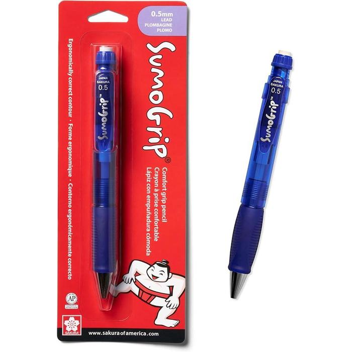 SAKURA – SumoGrip Mechanical Pencil (0.9 mm, Comfort Grip)