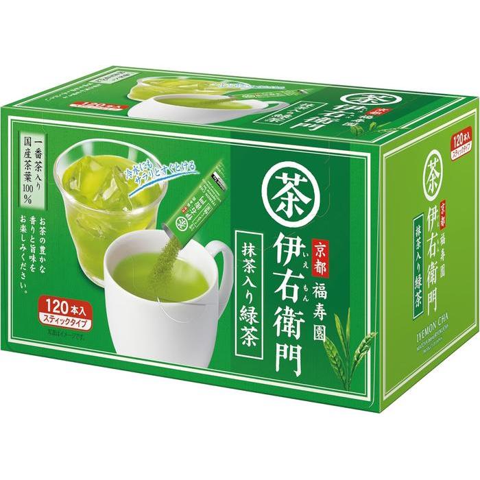 Iyemon Instant Japanese Green Tea Sticks – 120 Servings 96g
