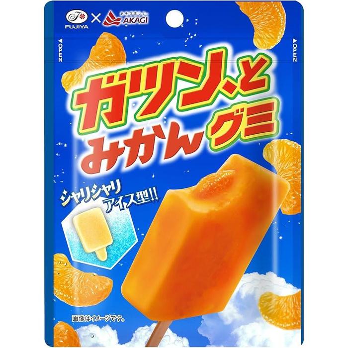Fujiya Gatsun and Mandarin Gummy – Ice Cream-Inspired Gummies 53g