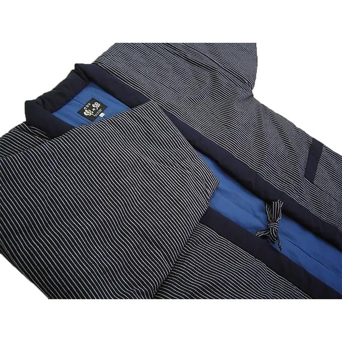 WATANOSATO Kurume Pongee Hanten Jacket for Men – Oversized XL