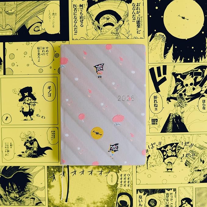Hobonichi A6 Planner 2026 – ONE PIECE Hiruluk Cherry Blossom Edition