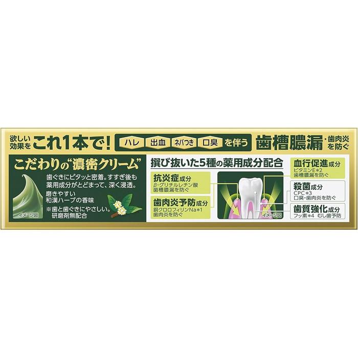 Deep Clean Sen Dense Cream Toothpaste for Periodontal Care – Beta-Glycyrrhetinic Acid & Sodium Monofluorophosphate – 100g