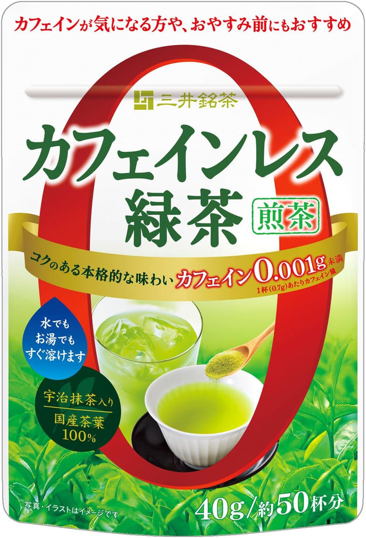 Mitsui Meicha Decaffeinated Green Tea (Sencha) 40g