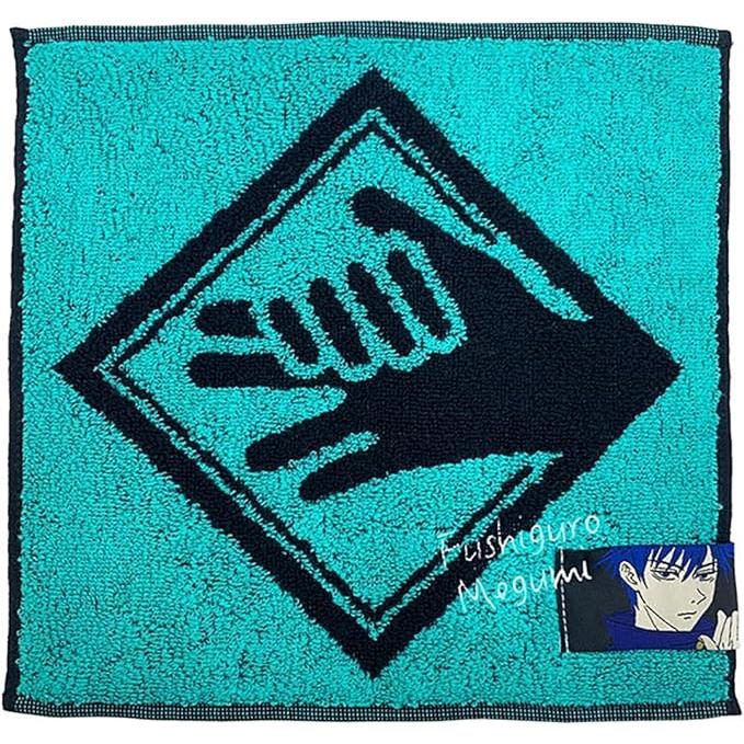 Marushin × BANDAI Jujutsu Kaisen Mini Towel 25×25cm | Antibacterial & Deodorizing