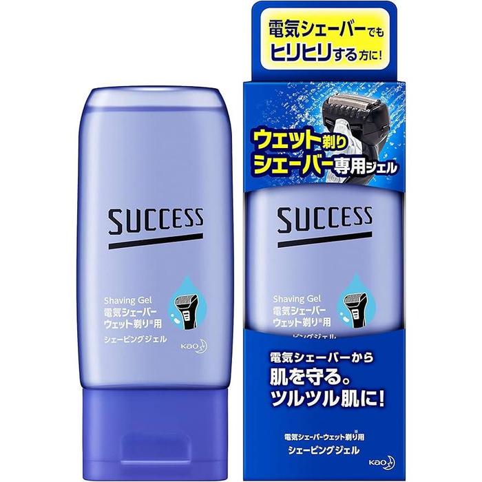SUCCESS Wet Shave Gel for Electric Shavers 180 g – Smooth Glide Gel for Wet Shaving [With alcohol]