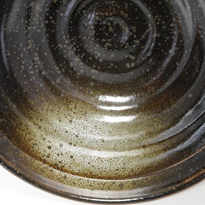 Ichikyu Mino Ware “Oil Droplet Crystal” Ramen Bowl – 19.5 cm